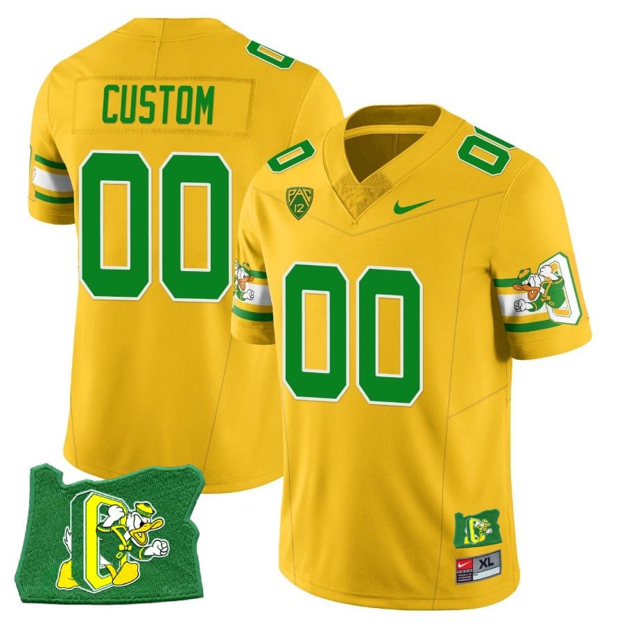 Menâ€™s Oregon Ducks â€˜Mighty Oregonâ€™ Throwback Football Stitched Jersey â€“ Oregon State
